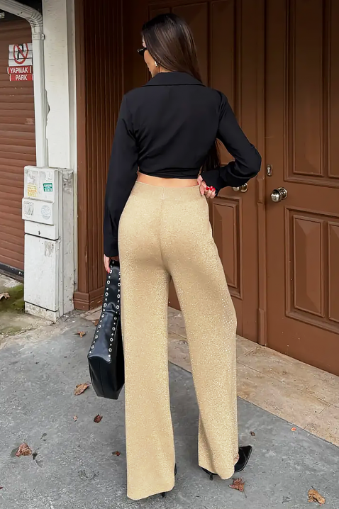 Pantaloni DAVERDA BEIGE, Culoare: bej, IVET.RO - Reduceri de până la -80%