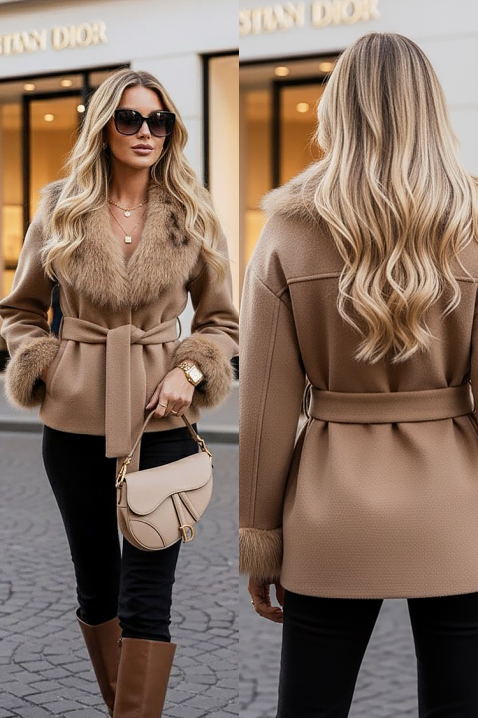 Palton ZARKENZA BEIGE, Culoare: bej, IVET.RO - Reduceri de până la -80%