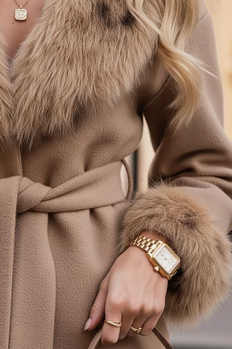 Palton ZARKENZA BEIGE, Culoare: bej, IVET.RO - Reduceri de până la -80%