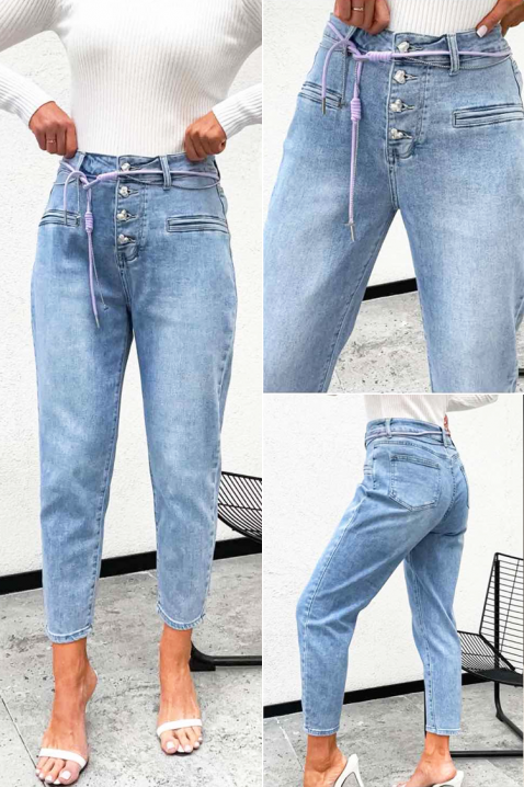 Blugi ORFOLDA, Culoare: albastru deschis, IVET.RO - Reduceri de până la -80%