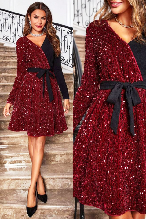 Rochie BENJIADA, Culoare: roșu, IVET.RO - Reduceri de până la -80%