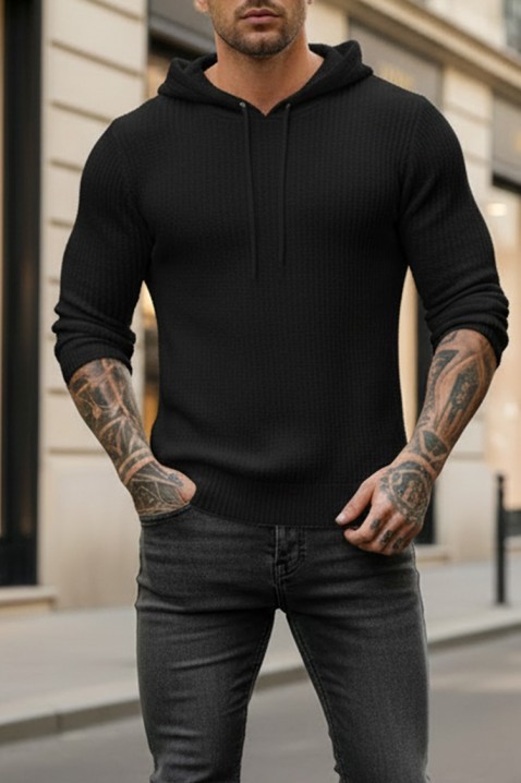 Pulover bărbați JEROLDO BLACK, Culoare: negru, IVET.RO - Reduceri de până la -80%