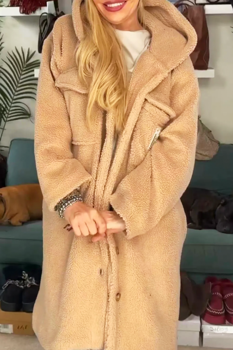 Palton PREVILZA, Culoare: bej, IVET.RO - Reduceri de până la -80%