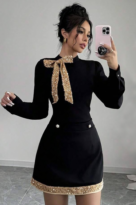 Rochie PANDONA BLACK, Culoare: negru, IVET.RO - Reduceri de până la -80%