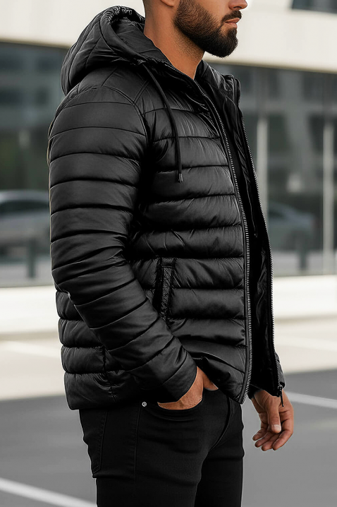 Geacă bărbați ROZEZ, Culoare: negru, IVET.RO - Reduceri de până la -80%