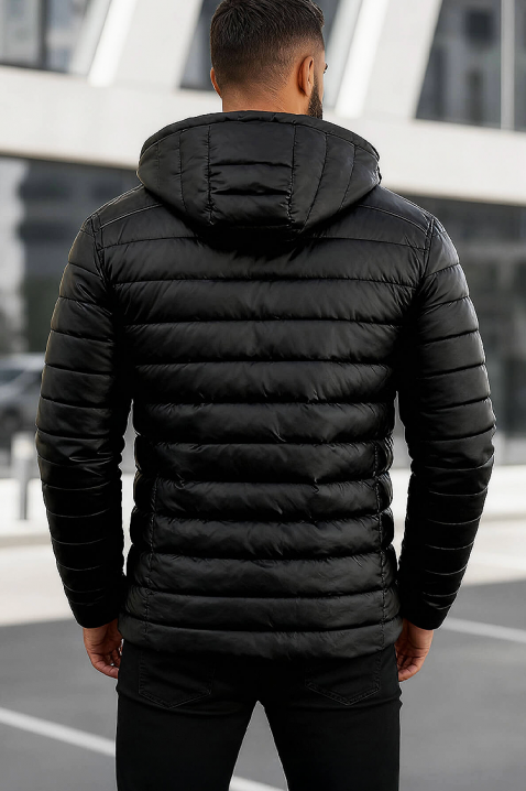 Geacă bărbați ROZEZ, Culoare: negru, IVET.RO - Reduceri de până la -80%