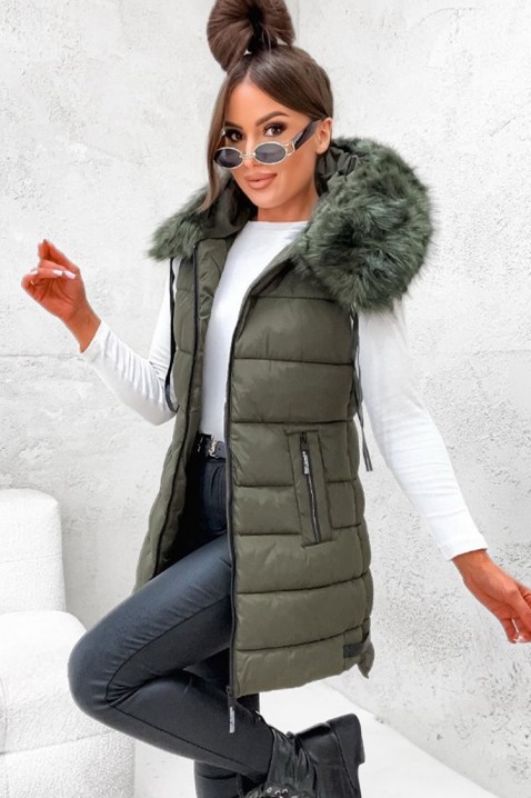 Vestă EVRINDA, Culoare: verde, IVET.RO - Reduceri de până la -80%