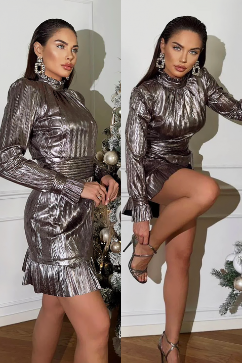 Rochie AMELVITA, Culoare: argintiu, IVET.RO - Reduceri de până la -80%