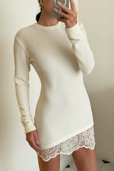 Rochie SIELARA, Culoare: ecru, IVET.RO - Reduceri de până la -80%