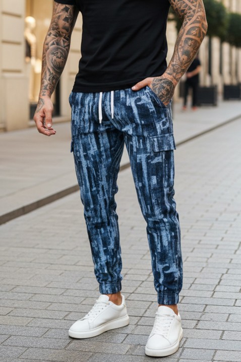 Pantaloni bărbați ZIRMEN BLUE, Culoare: albastru, IVET.RO - Reduceri de până la -80%