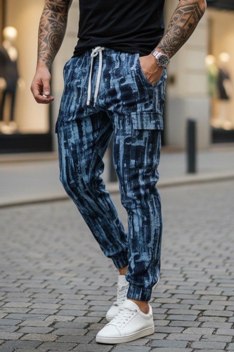 Pantaloni bărbați ZIRMEN BLUE, Culoare: albastru, IVET.RO - Reduceri de până la -80%