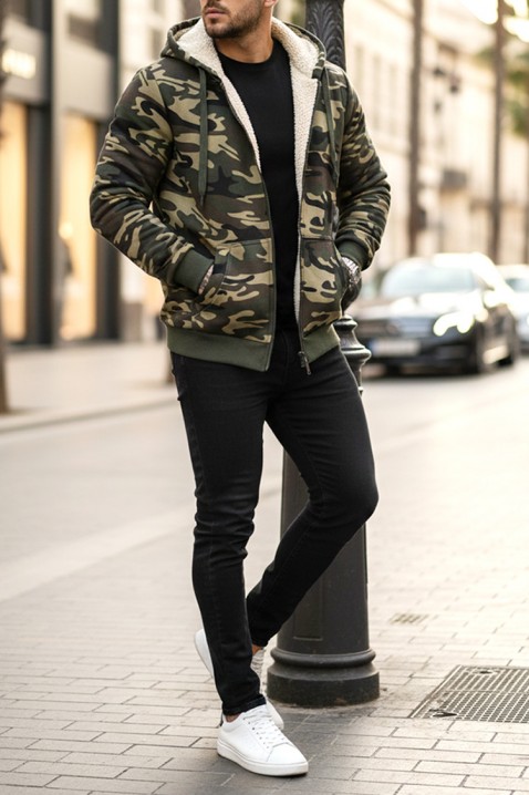 Hanorac bărbați MORTODO, Culoare: khaki, IVET.RO - Reduceri de până la -80%