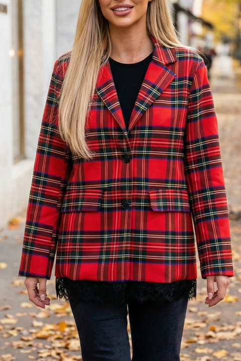 Sacou SERINZANA, Culoare: roșu, IVET.RO - Reduceri de până la -80%