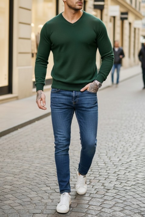 Pulover bărbați MARKAN GREEN, Culoare: verde, IVET.RO - Reduceri de până la -80%