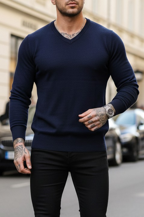 Pulover bărbați MARKAN NAVY, Culoare: bleumarin, IVET.RO - Reduceri de până la -80%