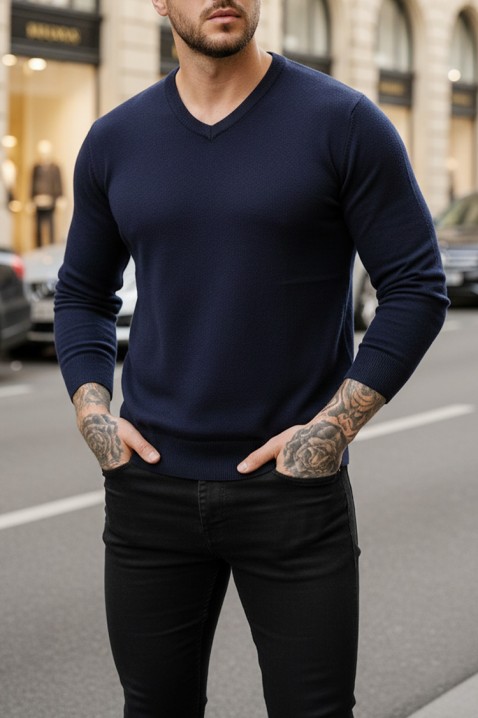 Pulover bărbați MARKAN NAVY, Culoare: bleumarin, IVET.RO - Reduceri de până la -80%