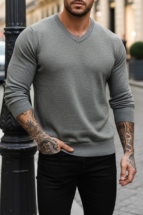 Pulover bărbați MARKAN GREY, Culoare: gri, IVET.RO - Reduceri de până la -80%