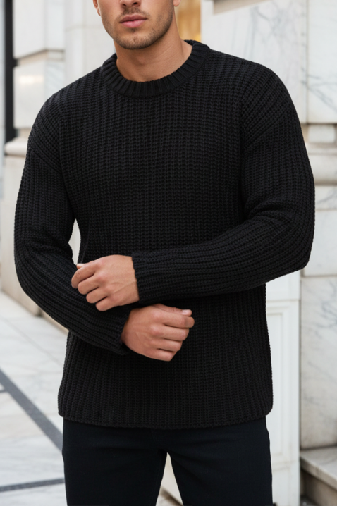 Pulover bărbați ROGERO, Culoare: negru, IVET.RO - Reduceri de până la -80%