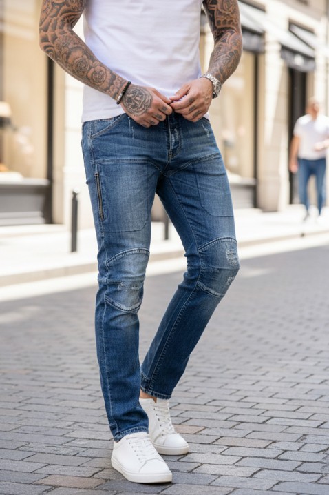 Blugi bărbăti SIRMEN, Culoare: albastru, IVET.RO - Reduceri de până la -80%