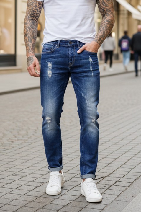 Blugi bărbăti KONSOR, Culoare: bleumarin, IVET.RO - Reduceri de până la -80%