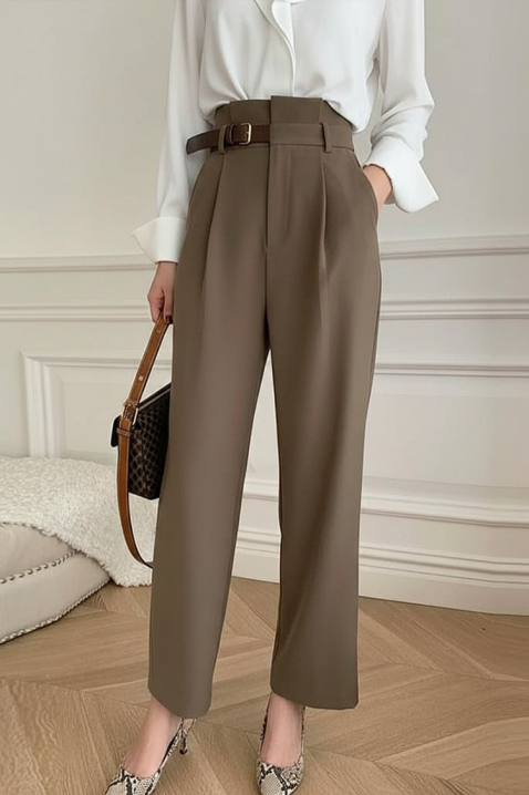 Pantaloni BLODERZA, Culoare: bej, IVET.RO - Reduceri de până la -80%