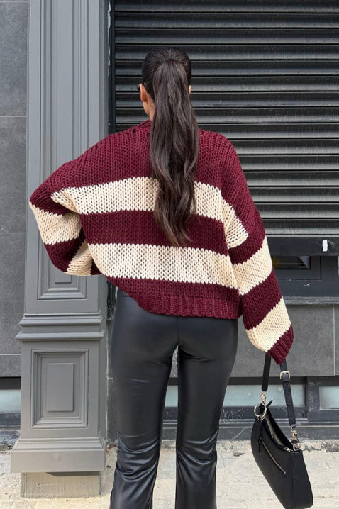 Pulover LARDENZA BORDO, Culoare: bordo, IVET.RO - Reduceri de până la -80%