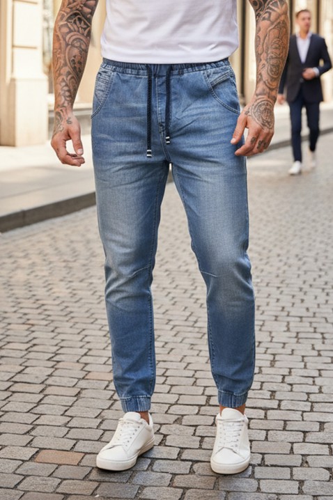 Blugi bărbăti JERBEL, Culoare: albastru, IVET.RO - Reduceri de până la -80%