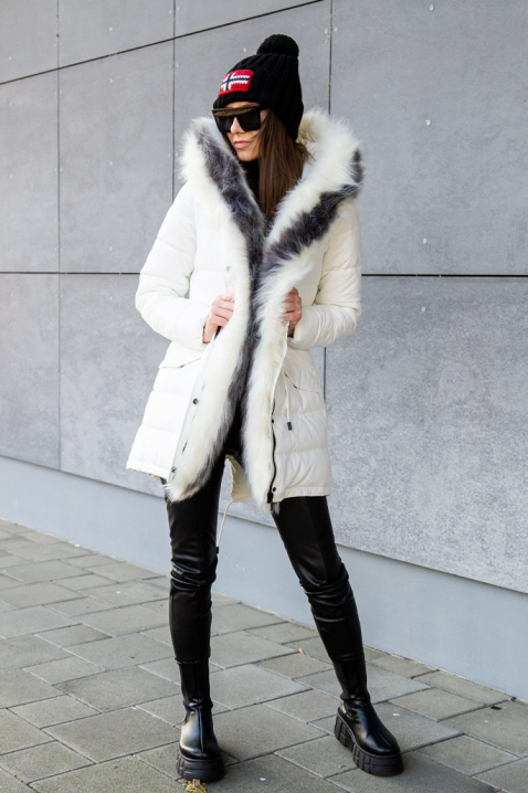 Geacă DJEZINDRA WHITE, Culoare: alb, IVET.RO - Reduceri de până la -80%