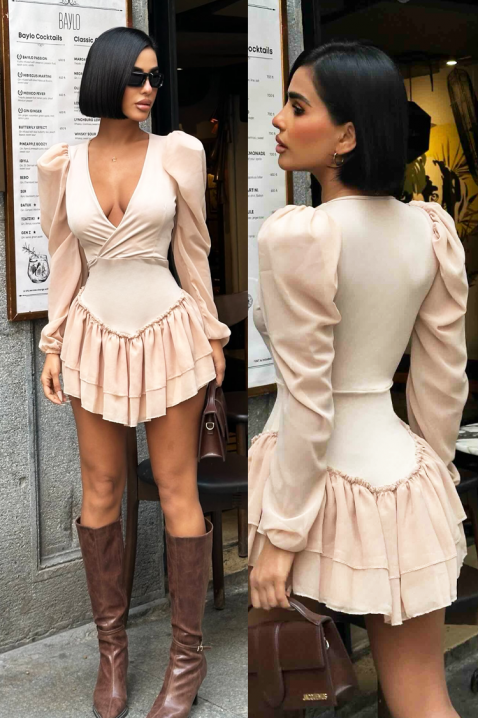 Rochie ARABIONA BEIGE, Culoare: bej, IVET.RO - Reduceri de până la -80%