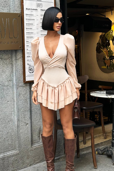 Rochie ARABIONA BEIGE, Culoare: bej, IVET.RO - Reduceri de până la -80%