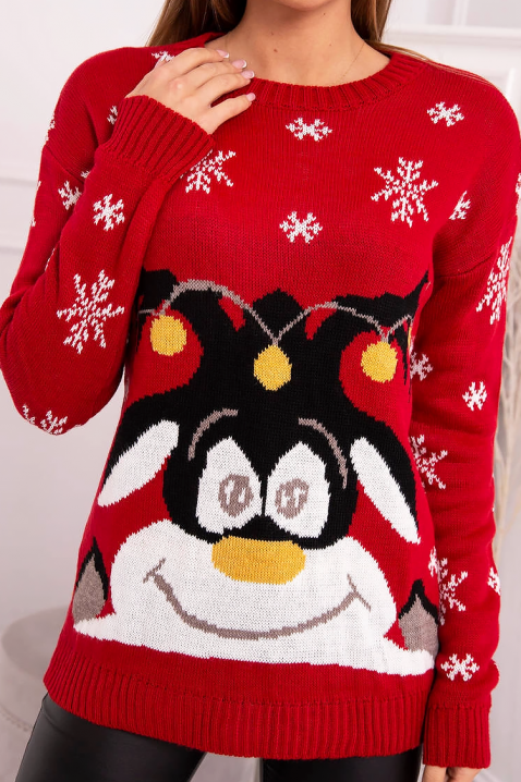 Pulover CATRINZA RED, Culoare: roșu, IVET.RO - Reduceri de până la -80%