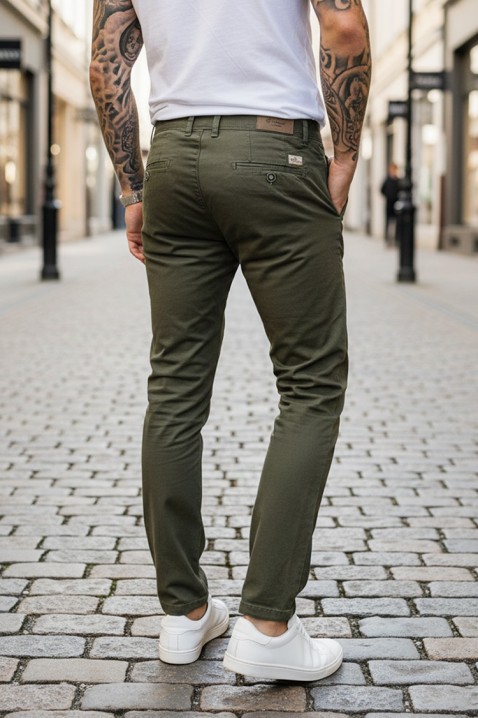 Pantaloni bărbați TELRET KHAKI, Culoare: khaki, IVET.RO - Reduceri de până la -80%