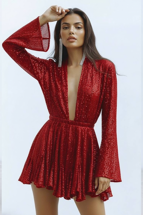 Rochie EROTOLDA RED, Culoare: roșu, IVET.RO - Reduceri de până la -80%
