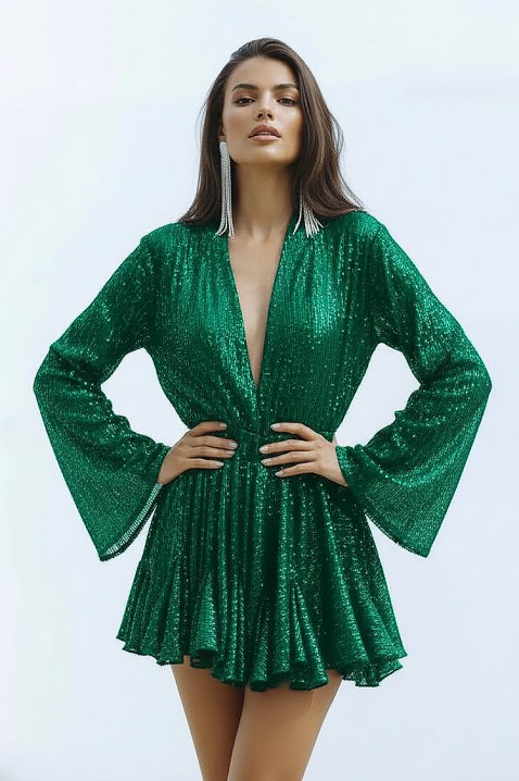 Rochie EROTOLDA GREEN, Culoare: verde, IVET.RO - Reduceri de până la -80%
