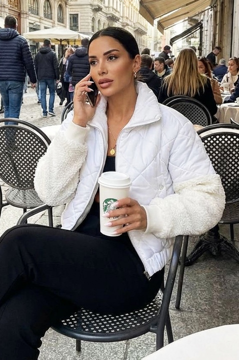 Geacă OHLANDA WHITE, Culoare: alb, IVET.RO - Reduceri de până la -80%