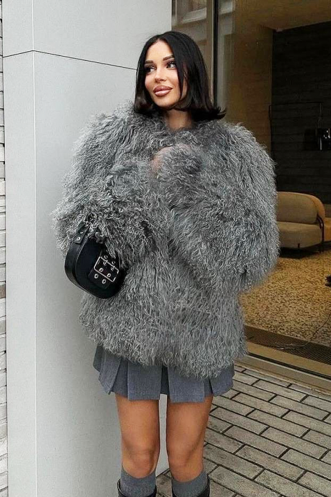 Palton AMOGLINA, Culoare: gri, IVET.RO - Reduceri de până la -80%