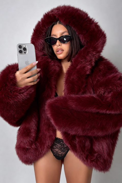 Palton VANYA BORDO, Culoare: bordo, IVET.RO - Reduceri de până la -80%