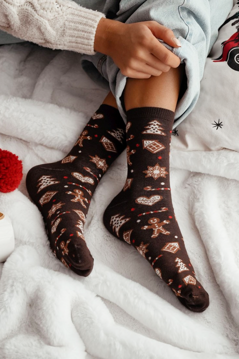 Șosete VLADERZA BROWN, Culoare: maro, IVET.RO - Reduceri de până la -80%