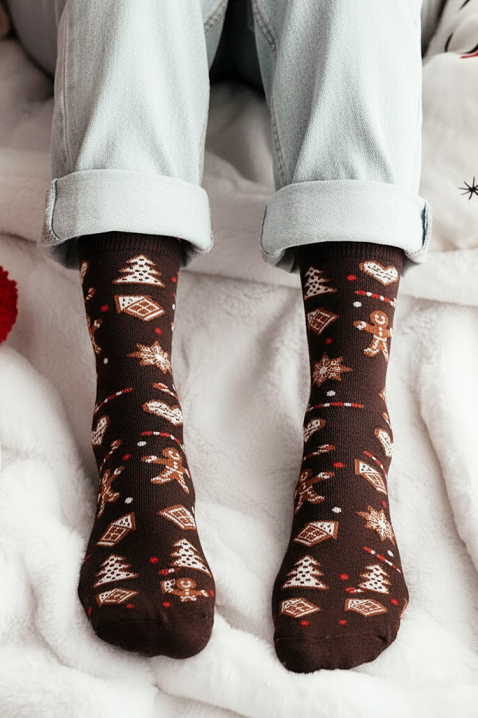 Șosete VLADERZA BROWN, Culoare: maro, IVET.RO - Reduceri de până la -80%