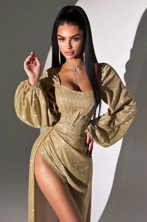 Rochie ALDIYA GOLDEN, Culoare: auriu, IVET.RO - Reduceri de până la -80%