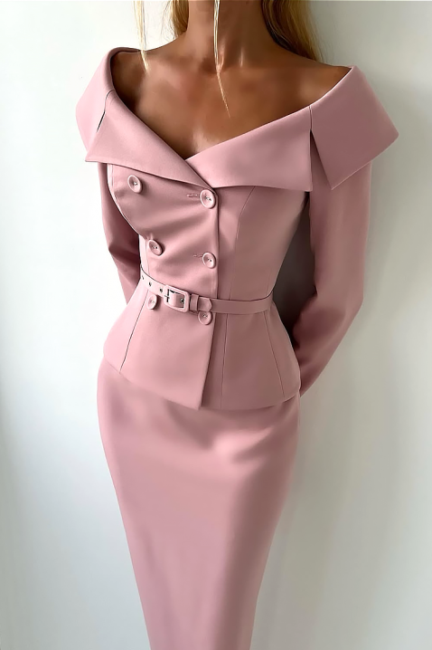 Set FLAMORZA, Culoare: pudră, IVET.RO - Reduceri de până la -80%