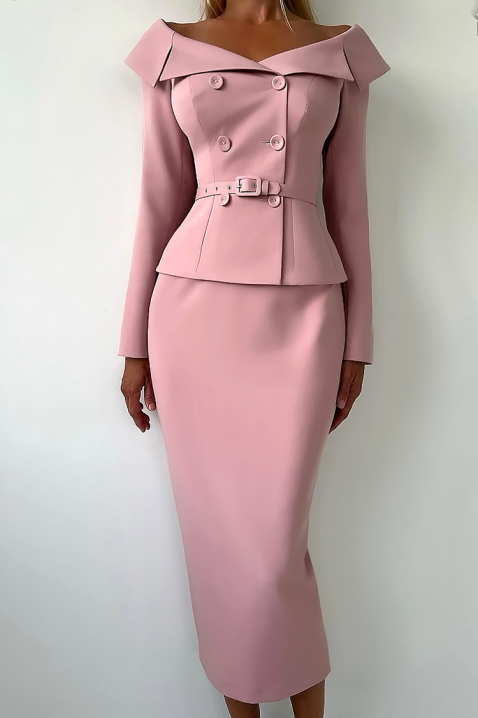 Set FLAMORZA, Culoare: pudră, IVET.RO - Reduceri de până la -80%