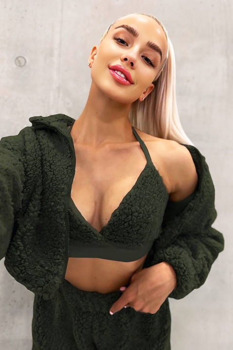 Set PULVENDA KHAKI, Culoare: khaki, IVET.RO - Reduceri de până la -80%