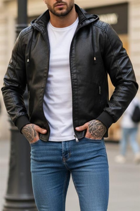 Geacă bărbați JUSTIZ, Culoare: negru, IVET.RO - Reduceri de până la -80%