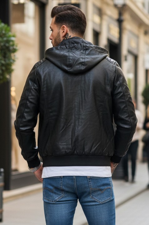 Geacă bărbați JUSTIZ, Culoare: negru, IVET.RO - Reduceri de până la -80%