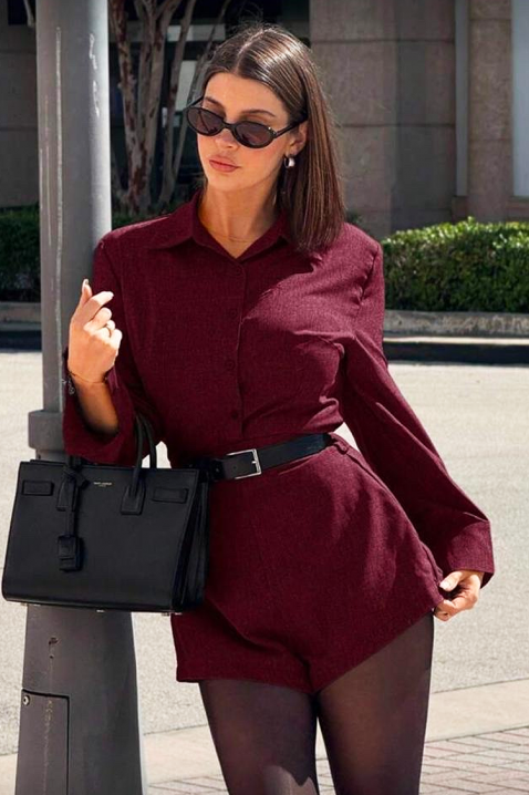 Set PANTESINA BORDO, Culoare: bordo, IVET.RO - Reduceri de până la -80%