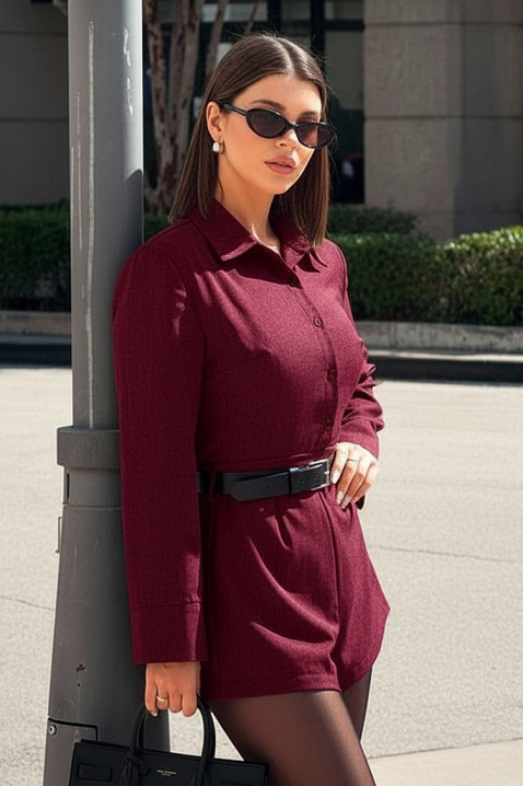 Set PANTESINA BORDO, Culoare: bordo, IVET.RO - Reduceri de până la -80%