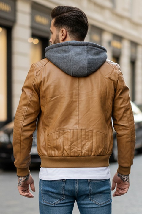 Geacă bărbați XETER, Culoare: maro deschis    , IVET.RO - Reduceri de până la -80%