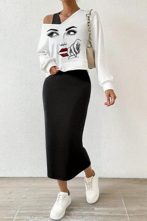 Set NALTINTA, Culoare: negru și alb, IVET.RO - Reduceri de până la -80%