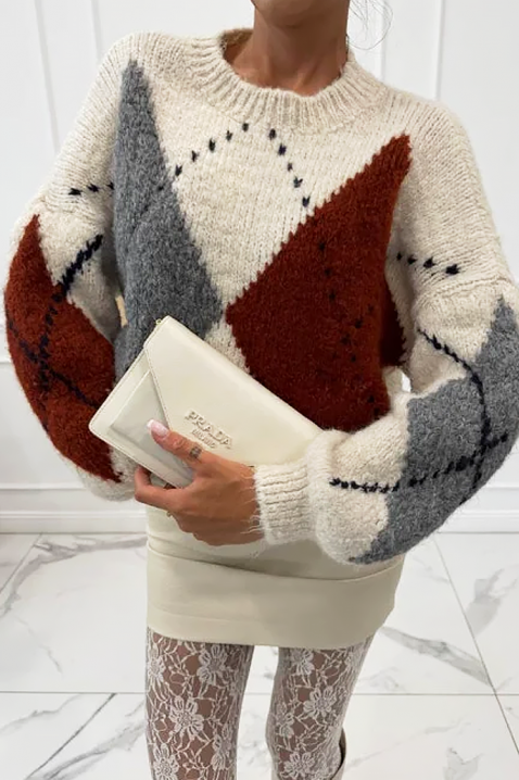 Pulover BEDROLVA ECRU, Culoare: ecru, IVET.RO - Reduceri de până la -80%